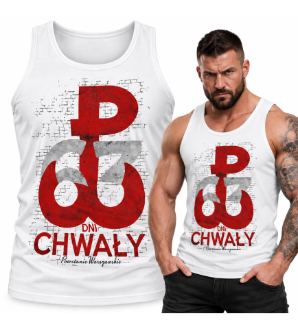 tank-top patriotyczny  63 DNI CHWAŁY